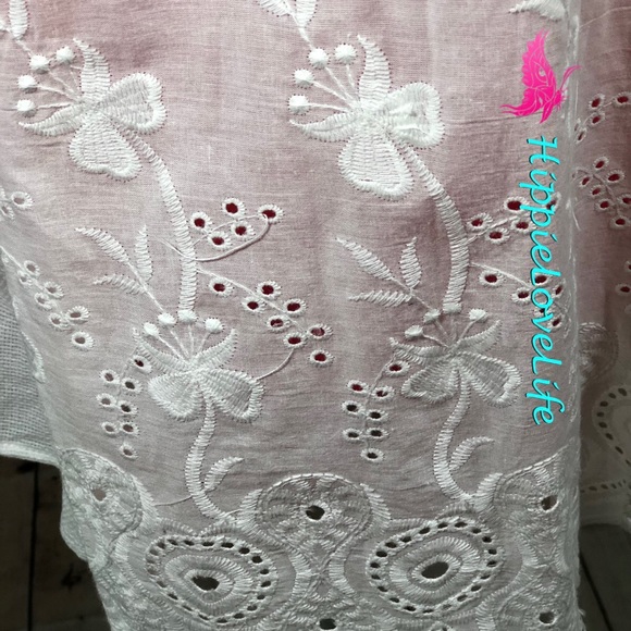 UMGEE Apron Top White With Beautiful Detail NWT M - Picture 5 of 7